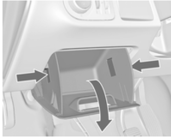 Opel Meriva: Boîte à fusibles du tableau de bord - Circuit électrique